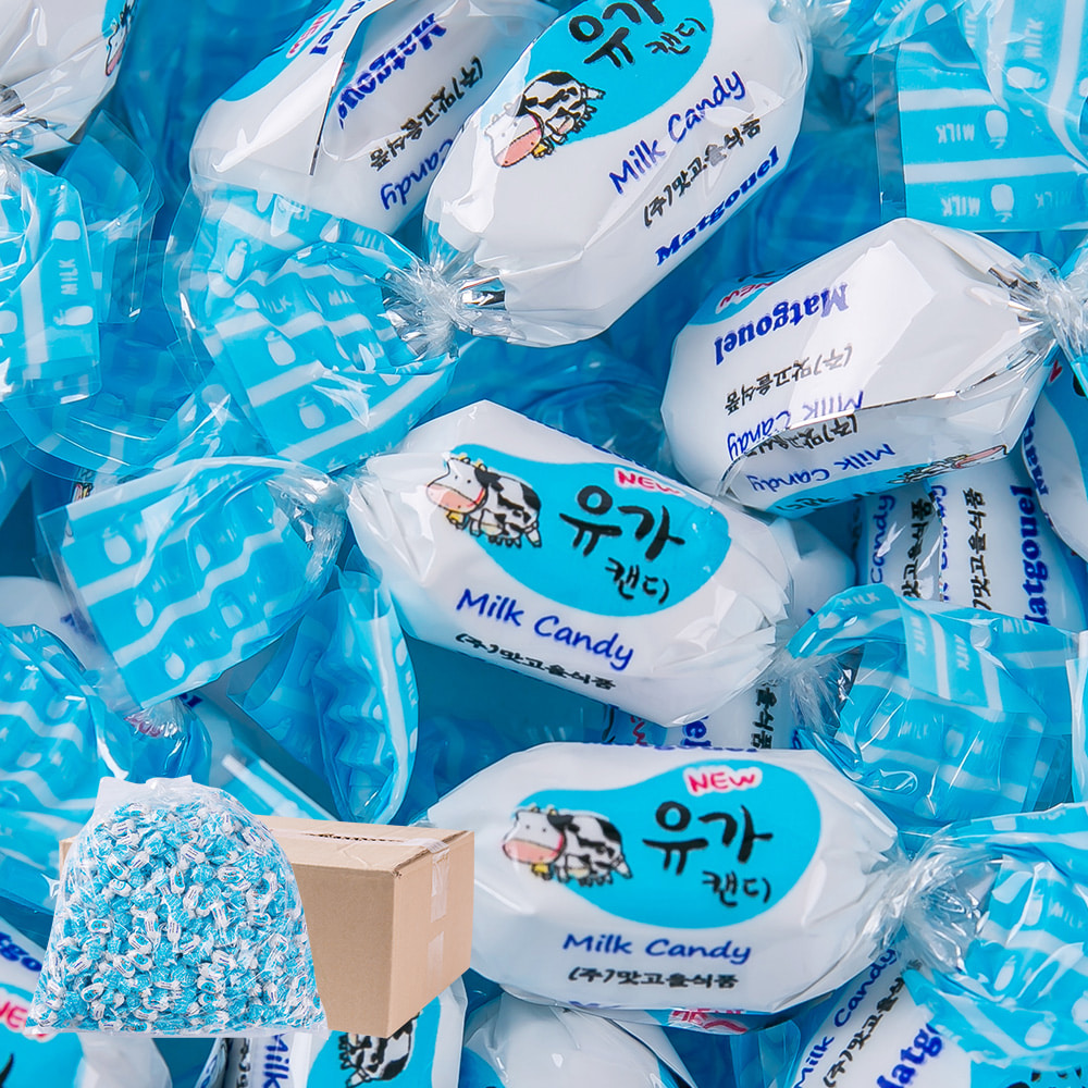 마트빵빵-(무료배송) 유가캔디(H) 4kg 업소용 대용량 사탕 캔디 벌크 도매 후식 식당 디져트