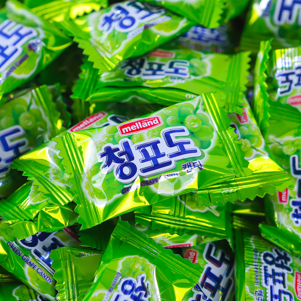 (무배)국제 청포도 520g 업소용 대용량 사탕 캔디 벌크 도매 후식 식당 디져트