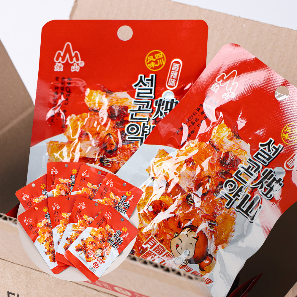 (무배)설곤약 향라맛 360g 3입 틱톡 중국간식 향라웨이 마라곤약